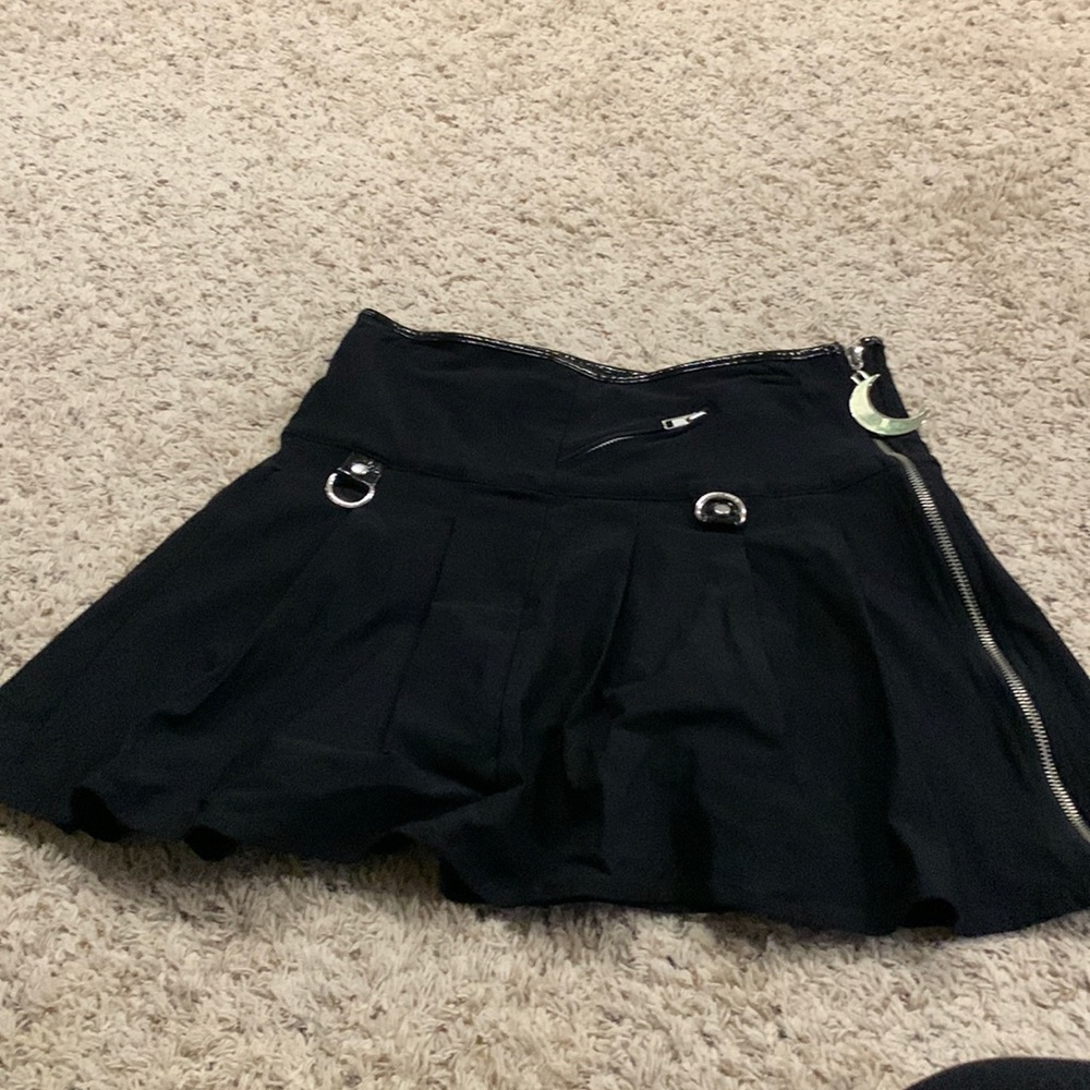 Goth mini skirt